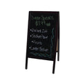 MBAF-3 Winco 20-1/4" x 39" Dual-Sided Sidewalk Marker Board Set-WINCO