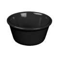 ML534BL1 Thunder Group 1-1/2 Oz. Black Smooth Melamine Ramekin-Thunder Group