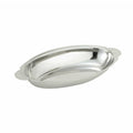 Ado-20 Winco Au Gratin Dish, 20 Oz., Oval, Stainless Steel-WINCO