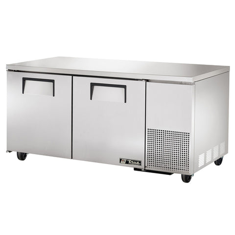True Manufacturing TUC-67F-HC 67" Two-Door Undercounter Freezer with Hydrocarbon Refrigerant