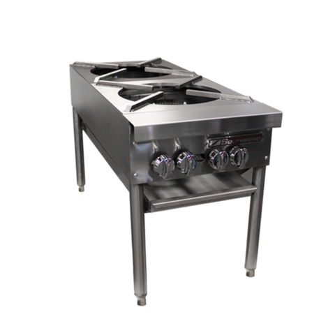 Southbend SPR-2J-FB 18 in 2-Burner Gas Double Stock Pot Range, 90,000 BTU