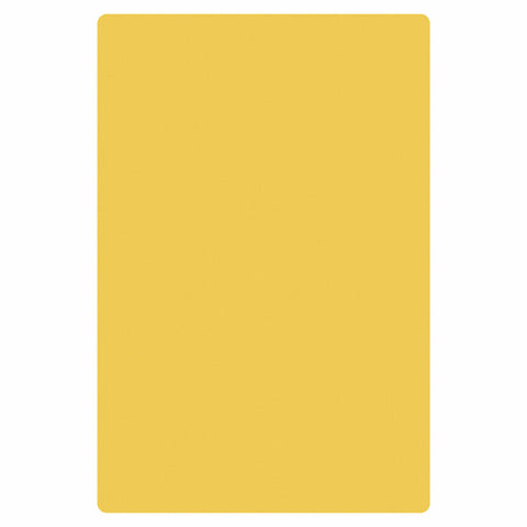 PLCB241805YW Thunder Group 18" x 24" Yellow Polyethylene Cutting Board