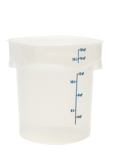 18RFSPROPP190 Cambro CamRound® FreshPro Round Food Container, 18 qt.-Cambro