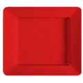 ML-11-RSP GET 12"L x 10"W x 3/4" Deep, Red Sensation Plate - Each-GET ENTERPRISES