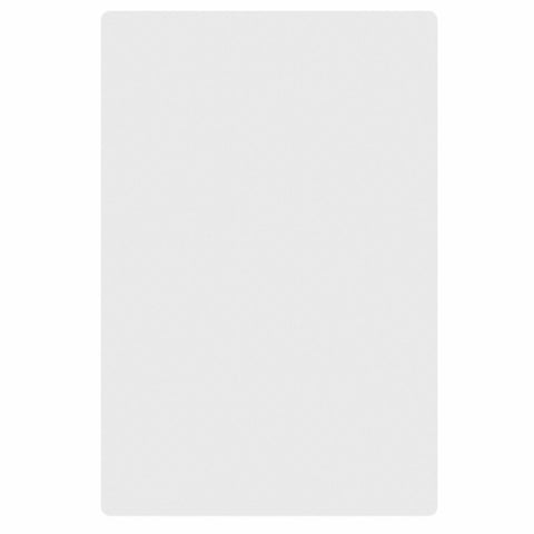 PLCB181205WH Thunder Group 12" x 18" White Polyethylene Cutting Board