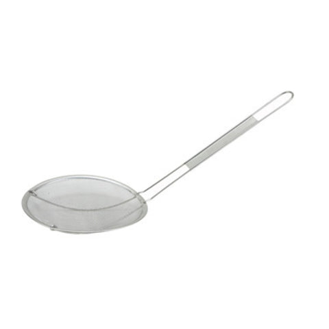 MSS-6F Winco 6" Round Single Fine Mesh Strainer-WINCO