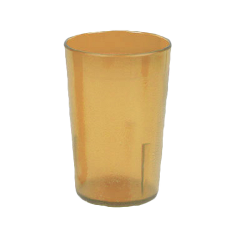 Thunder Group PLTHTB010A 9-1/2 oz. Amber Plastic Textured Tumbler