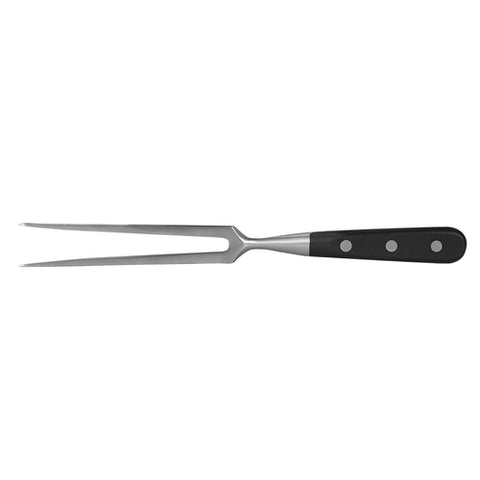 Winco KFP-71 Acero 12" Straight Cook's Carving Fork, Forged Full Tang