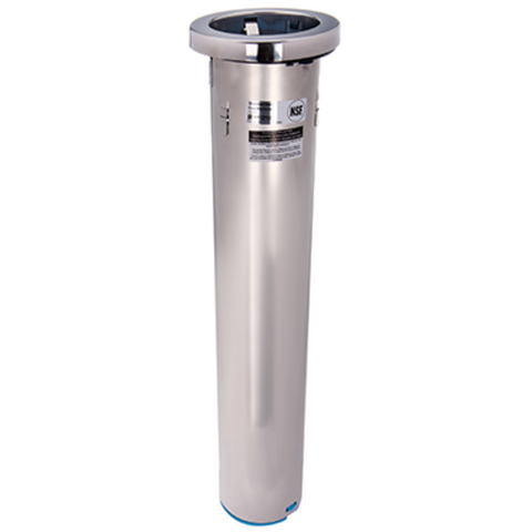 San Jamar C6400C In-Counter Stainless Steel Cup Dispenser, Medium, 12-24 oz