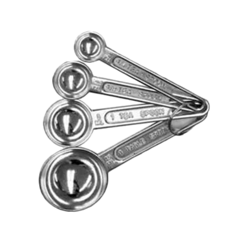 Thunder Group ALMC001 Aluminum Measuring Spoon Set