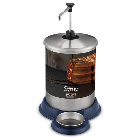 Waring WSD1G 1-Gallon Stainless Steel Countertop Syrup Dispenser