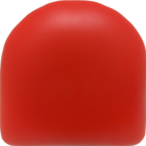 Oak Street Manufacturing SLSEAT-RED Red Vinyl Replacement Chair / Bar Stool Seat