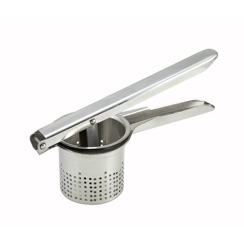 PR-9 Winco Round Stainless Steel Potato Ricer-WINCO