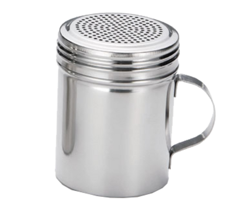 Tablecraft H159 10 oz Stainless Steel Dredge with Handle