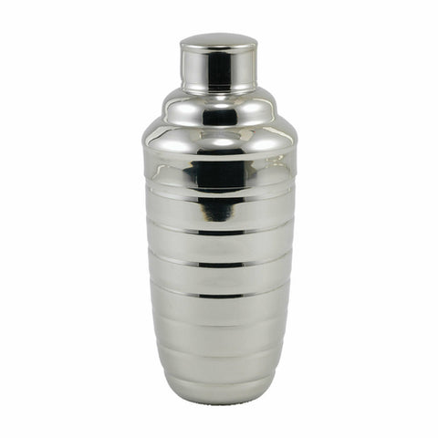 Winco BS-3B 24 oz Stainless Steel Beehive Bar Shaker Set, 3-Piece