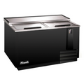 C-HBC65-HC Migali 65" 2-Section Black Bottle Cooler-Migali Industries