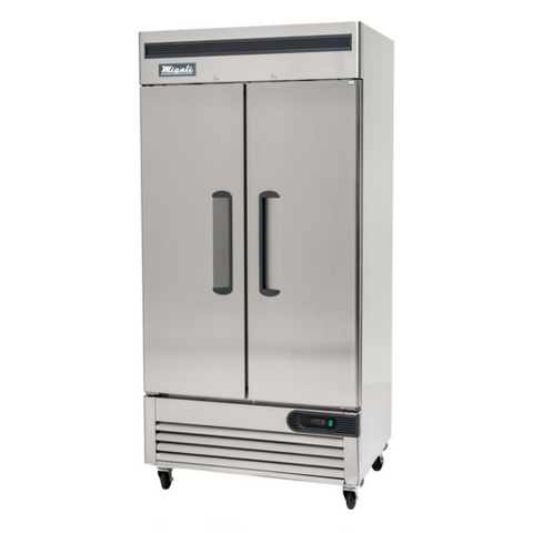 C-2FB-35-HC Migali 39.5" Slim 2-Section Reach-In Freezer