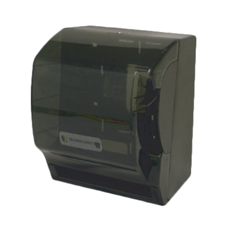 Thunder Group PLSTD393 Square Roll Paper Towel Dispenser, Wall-Mount, Transparent Black ABS Plastic