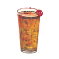 MG578 American Metalcraft 16 Oz. Capacity Mixing/Bar Glass-American Metalcraft