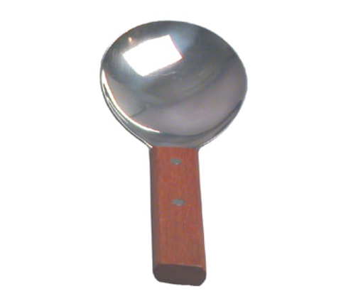 22810 Town 9-1/4" Stainless Steel Rice Paddle w/ Wood Handle-TOWN