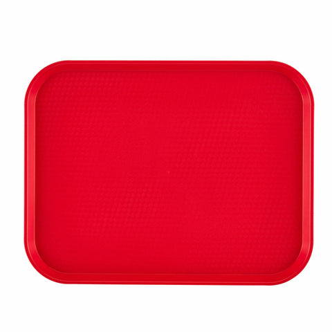 Cambro 1014FF163 Fast Food Tray - 10-7/16" x 13-9/16" Red Polypropylene