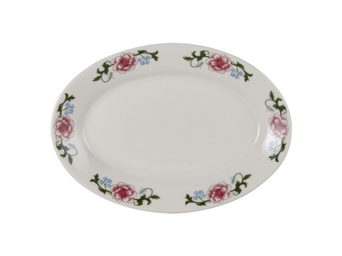 LRH-1059 Tuxton China Platter, 10-5/8" x 7-3/8\" oval-Tuxton China