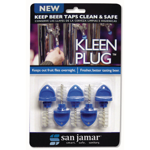 KLP200 San Jamar Kleen Plug 2 1/4" Beer Tap Plug 5-Pack-San Jamar use CFF Brands Vendor !!!!