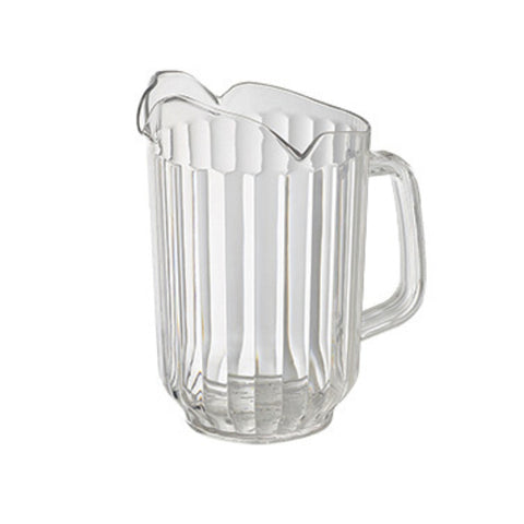 Winco WPCT-60C 60 oz Triple-Spout Clear Polycarbonate Pitcher