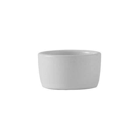 Tuxton China BWX-0203 2 oz. White Smooth China Pipkin Ramekin