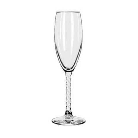 8895 Libbey 5-3/4 Oz. Flute Glass - Dozen-Libbey Glass