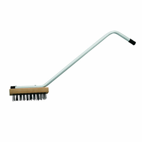 Winco BR-31 31-Inch Commercial Broiler Wire Brush with Bent Zinc-Plated Handle
