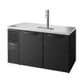 TDR60-RISZ1-L-B-SS-1 True Mfg. – Premier Bar Refrigerated Draft Bar Cooler, two-section, 60"W-True MFG Co.