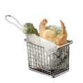 FRYT433 American Metalcraft 4-1/8" x 2-7/8" Tabletop Serving Fry Basket-American Metalcraft