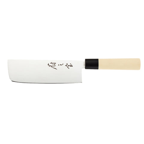 Mercer Culinary M24307PL 7" Nakiri Vegetable Knife with Santoprene Handle