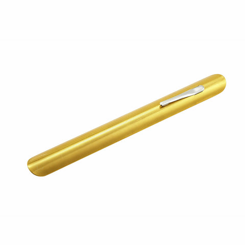 Winco ATC-16G Gold Aluminum Table Crumber with Pocket Clip