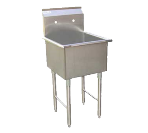 GSW USA SE15151P One Compartment Prep Sink, No Drainboard