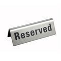 RVS-4 Winco Stainless Steel "Reserved" Sign-WINCO