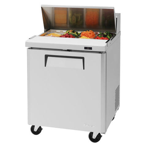 Turbo Air MST-28-N 28" M3 Series 1-Door Refrigerated Sandwich/Salad Prep Table, 7 Cu. Ft., 115V