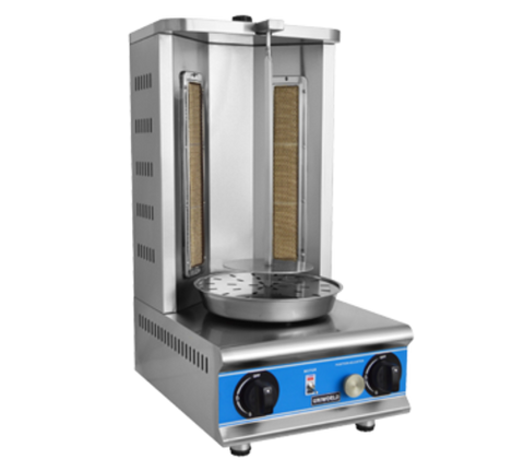 VBR-M2SP Uniworld Foodservice Equipment VERTICAL BROILER, MEDIUM SIZE, 2-SIDE PANEL (PROPANE GAS), CE-UNIWORLD FOODSERVICE EQUIPMENT, INC.