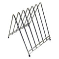CB-6L Winco 6-Slot Chrome Plated Cutting Board Rack-WINCO