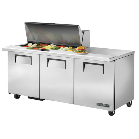 True TSSU-72-18M-B-HC 72" Mega Top Sandwich/Salad Prep Table