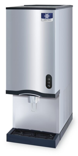 Manitowoc Ice CNF0202A-L Countertop Nugget Ice Maker and Water Dispenser, 315 lb./Day, 20 lb. Bin, Lever Dispensing, 115V