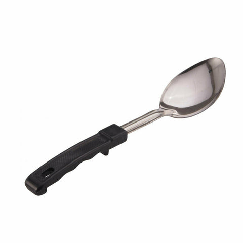 PHS11 Libertyware Basting Spoon, 11\" solid, stainless steel, black plastic handle