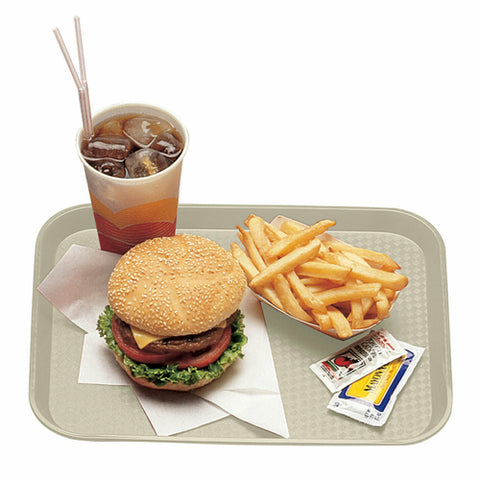 Cambro 1014FF106 10" x 14" Light Peach Fast Food Tray