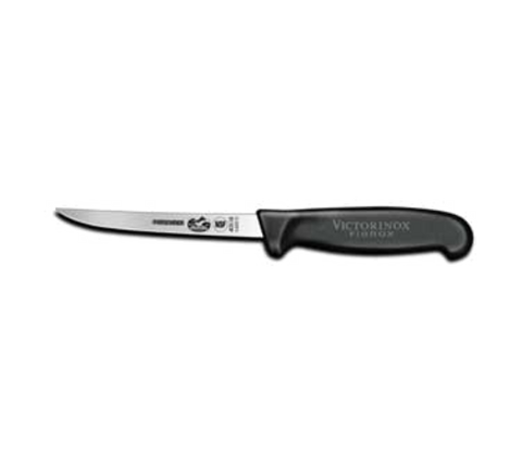 Victorinox 5.6203.12 5-Inch Narrow Semi-Flexible Boning Knife with Black Fibrox Pro Handle