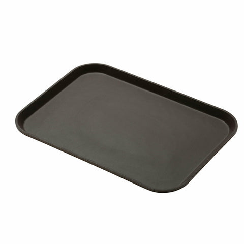 Cambro 1014CT138 Camtread 10" x 14" Tavern Tan Non-Skid Rectangular Serving Tray