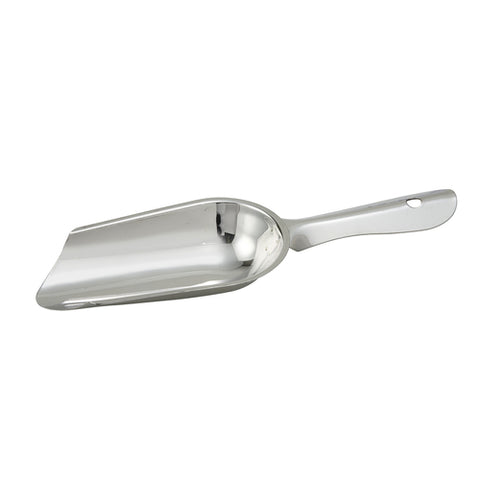 Winco IS-4 4 oz Stainless Steel Bar Ice Scoop