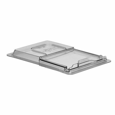 Cambro 1218SCCW135 Camwear SlidingLid 12" x 18" Clear Polycarbonate Food Storage Box Lid