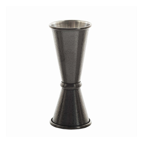 10562 TableCraft Products Japanese Jigger, 1oz/2oz, 18/8 Stainless Steel, Black Acid Etch Finish-Tablecraft Products