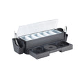 574875 Browne USA Foodservice Bar Station Condiment Holder, all-in-1, 6 section-Browne USA Foodservice